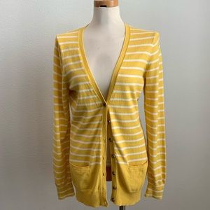 Banana Republic striped cardigan (size L)